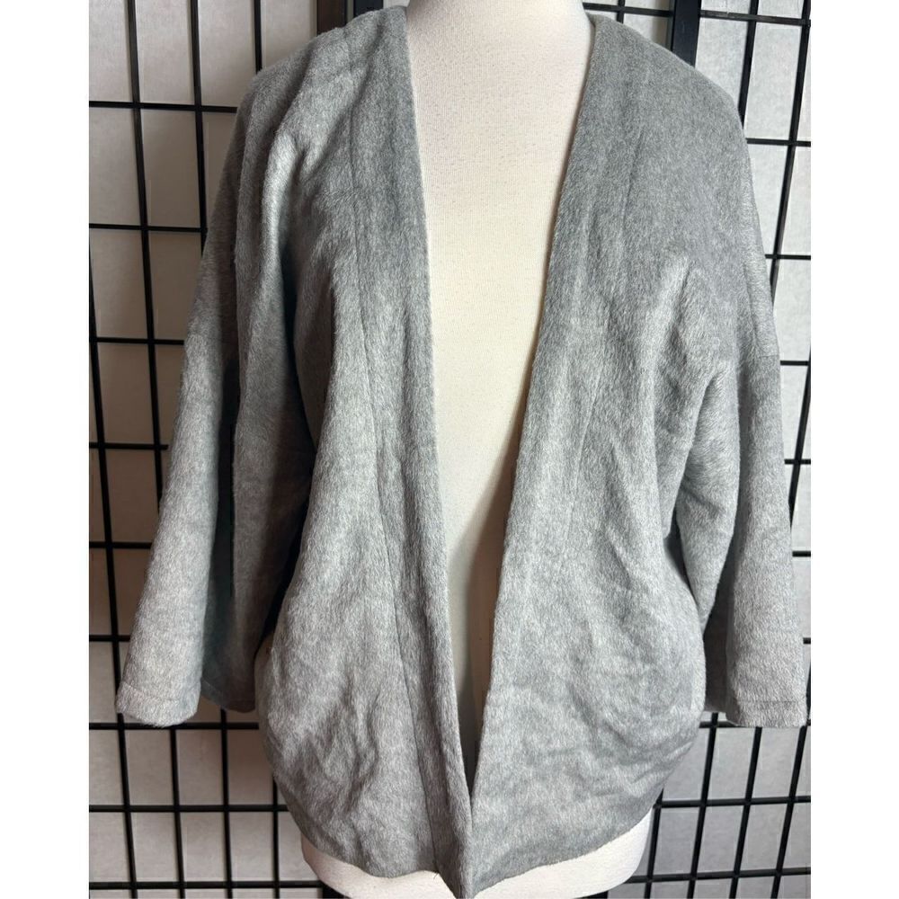 A New Day Gray Open Front Cardigan